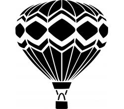 Stencil Schablone  Heißluft Ballon